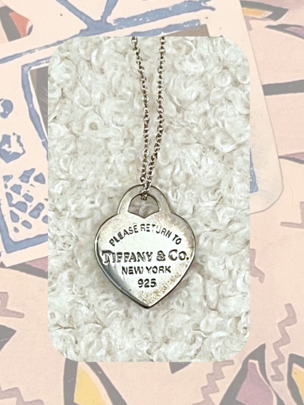 Please return to Tiffany & Co. 925 classic heart pendant silver necklace